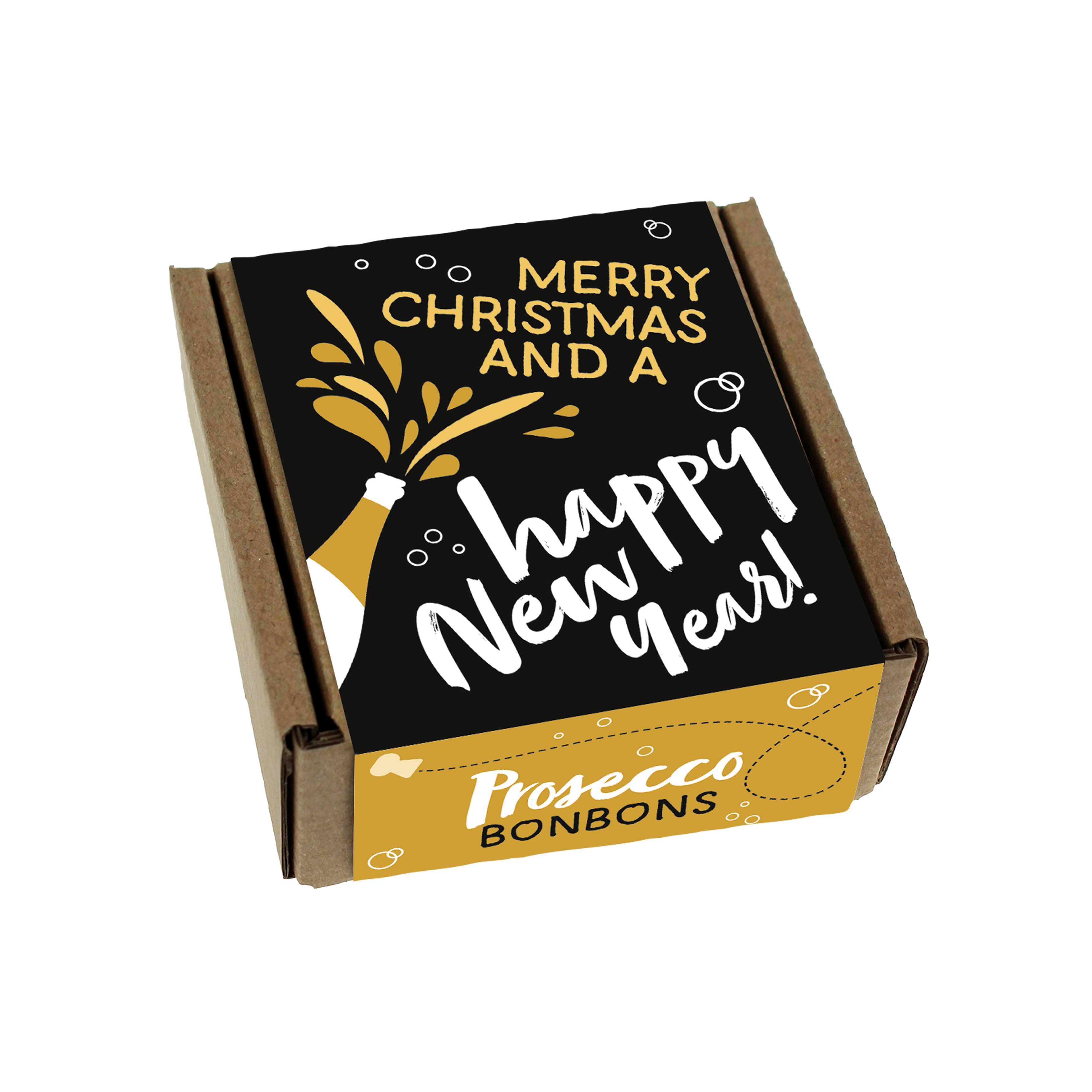 Prosecco, Bonbons, Box, Champagne, New Year message