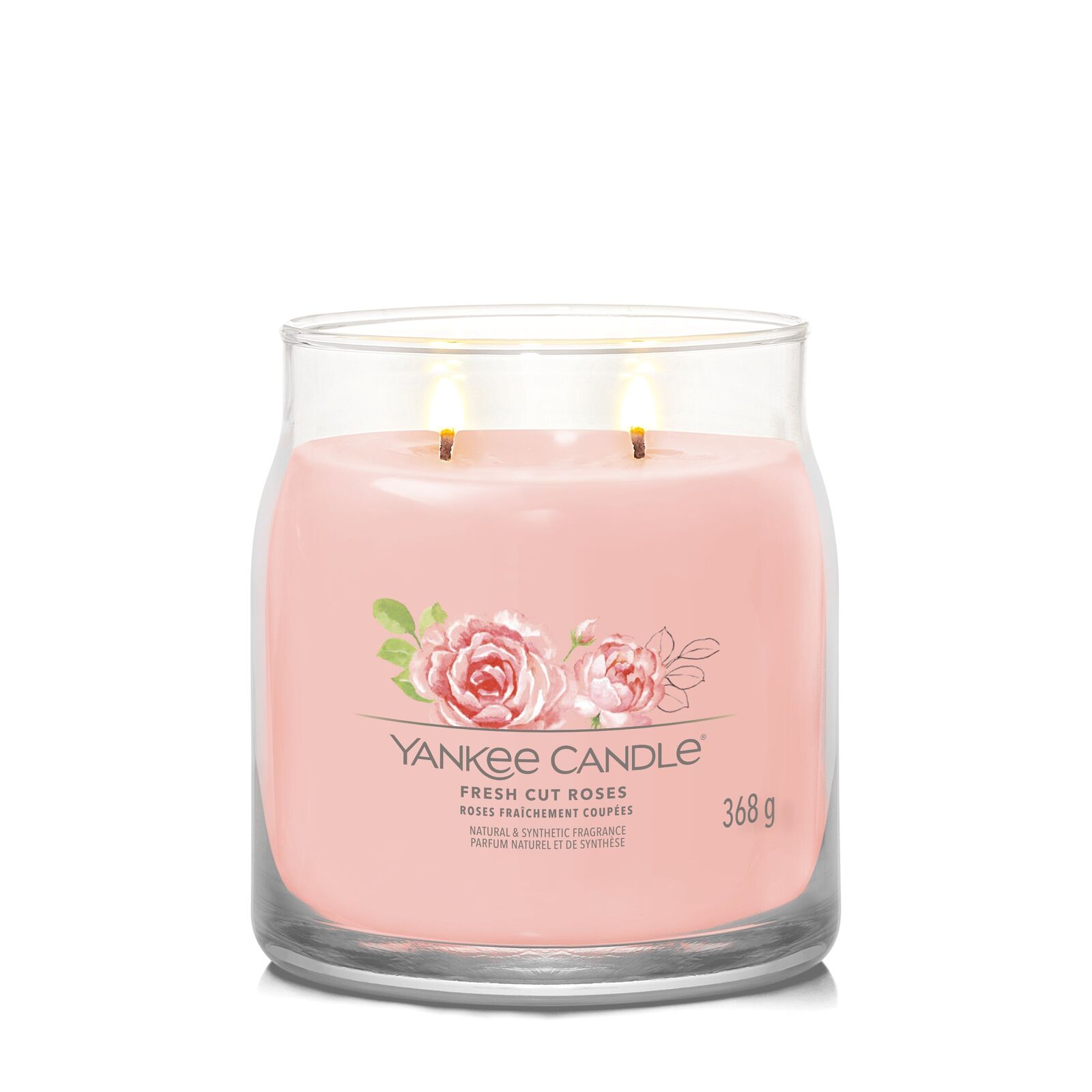 Fresh_Cut_Roses_Medium_LIT-1-1 Fresh Cut Roses Signature Medium Jar 368g 2-Docht