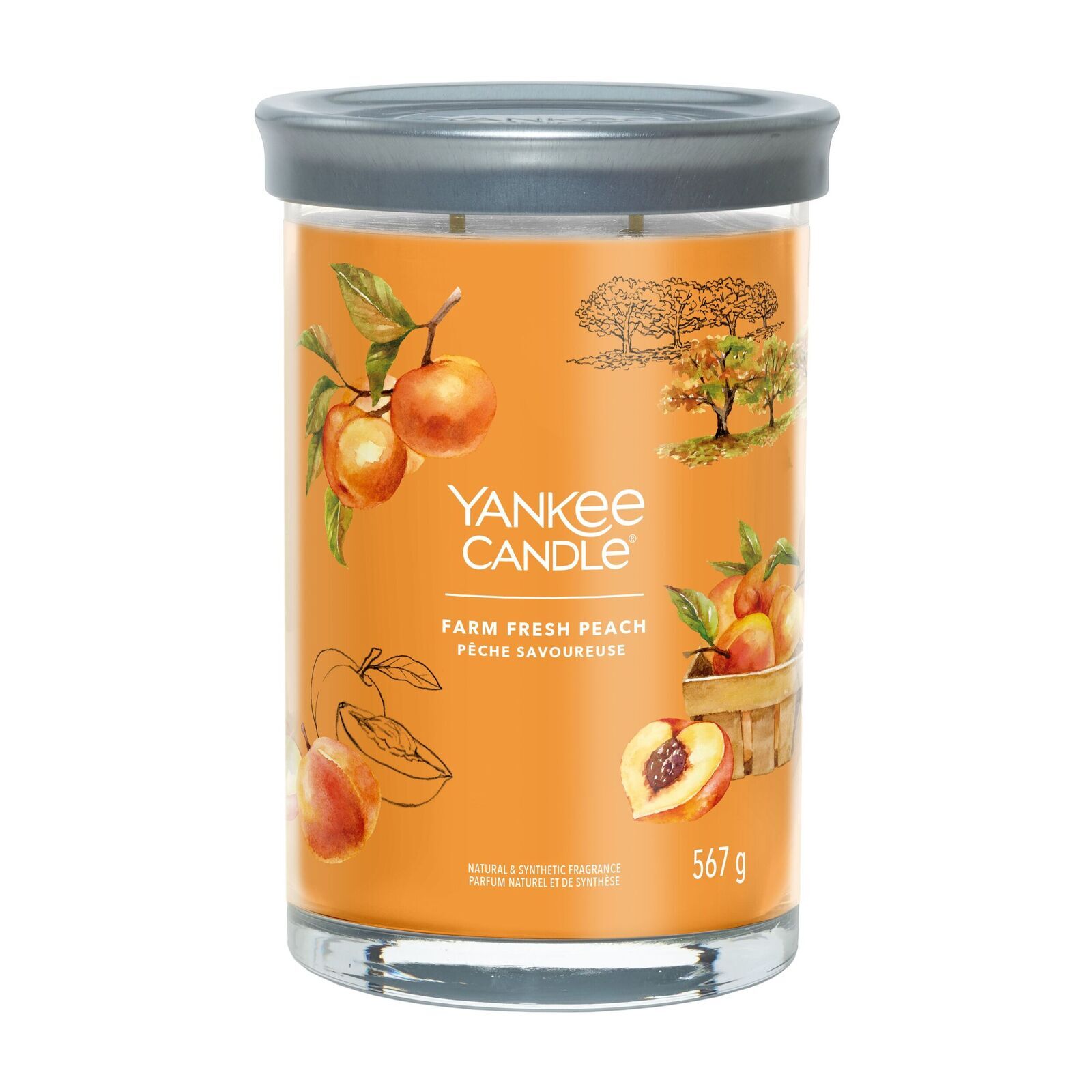 Farm Fresh Peach Signature Large Tumbler 567g 2-Docht