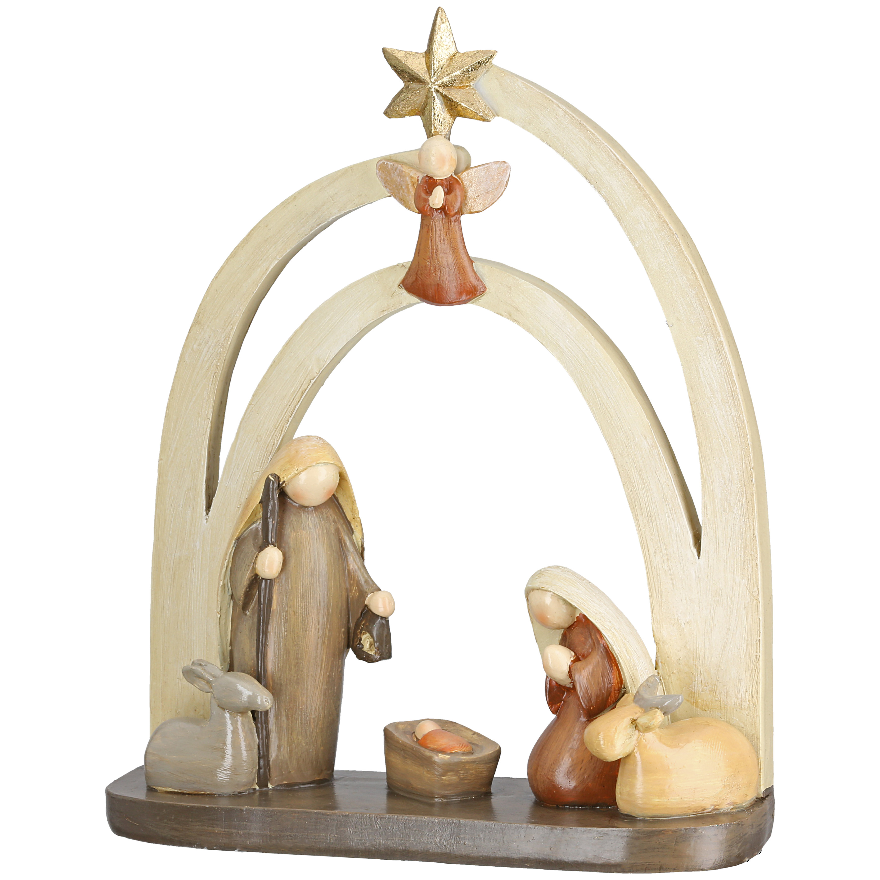 Figurine, Nativity, Wood, Star, Nativity Scene