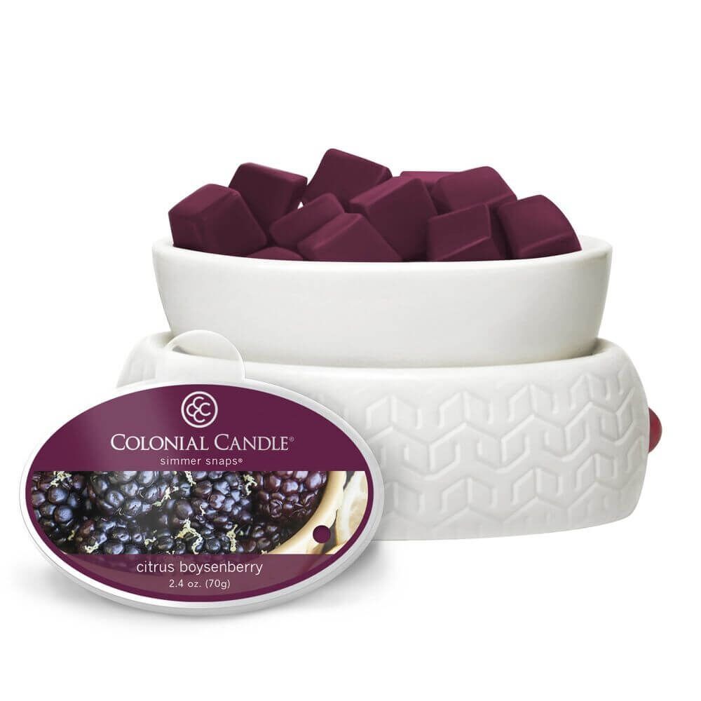 Colonial Candle Citrus Boysenberry Simmer Snaps 70g