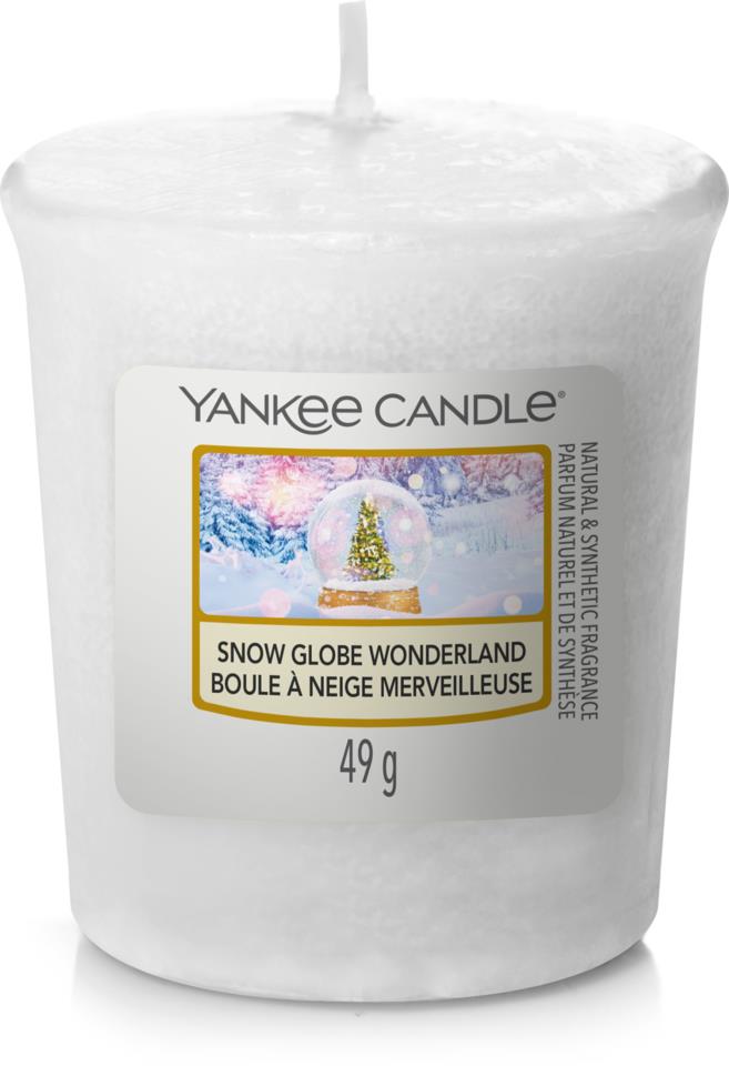 Snow Globe Wonderland 49g Yankee Candle, Schneekugel, Winterduft, 49 g, Kerze