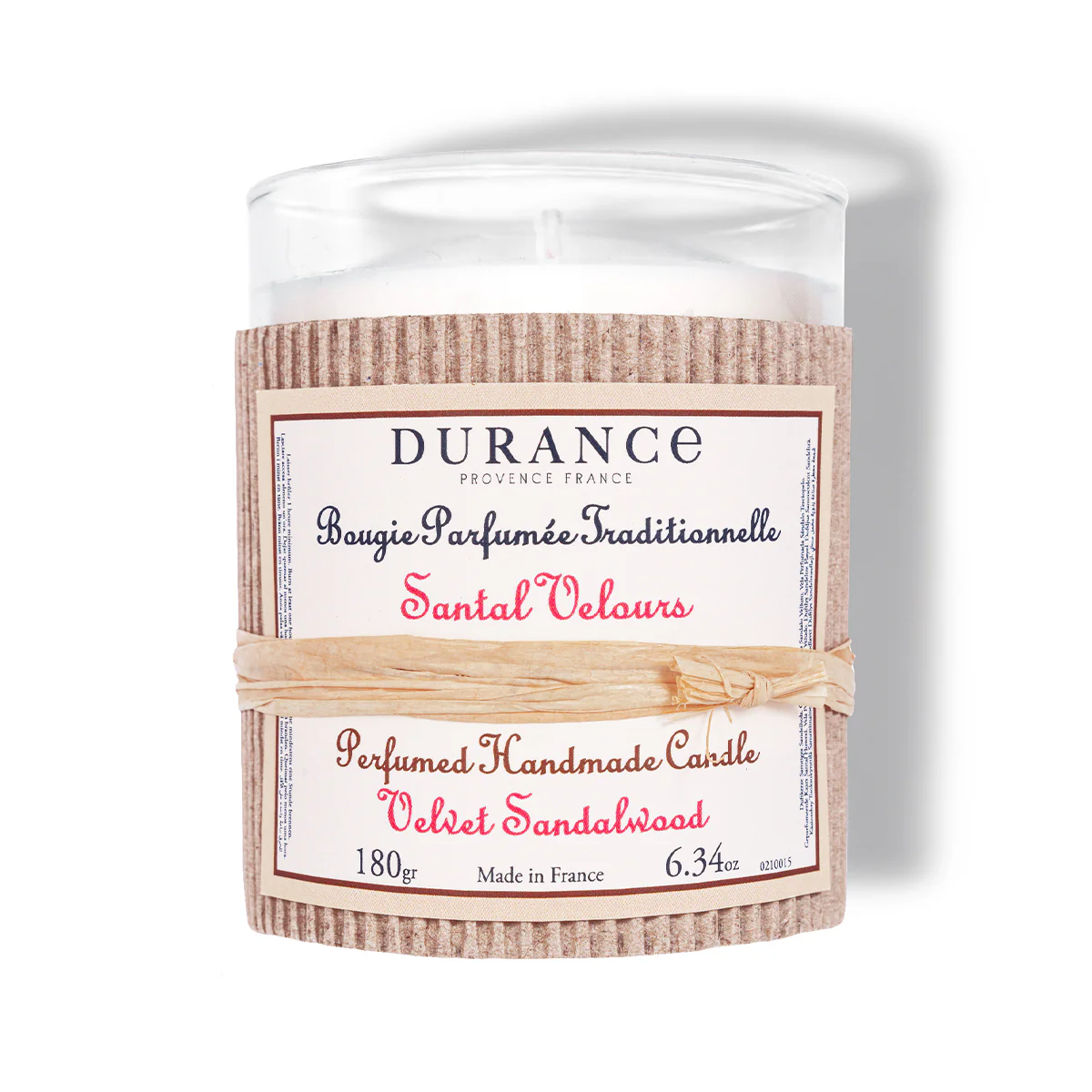 Samtiges Sandelholz Duftkerze 180g Samtiges Sandelholz Duftkerze 180g