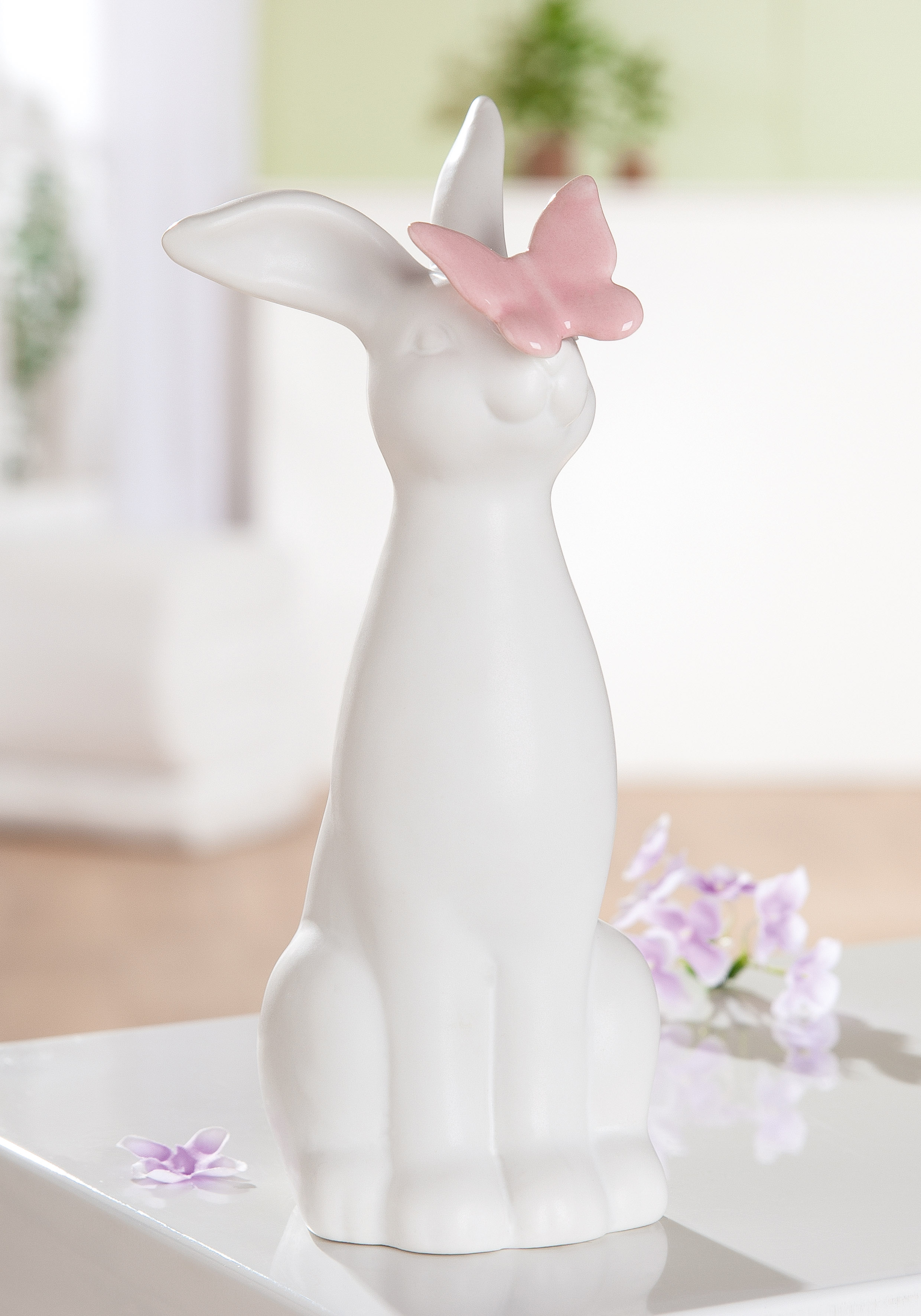 Dekofigur Hase Isa Porzellan 21cm Dekofigur Hase Isa Porzellan 21cm