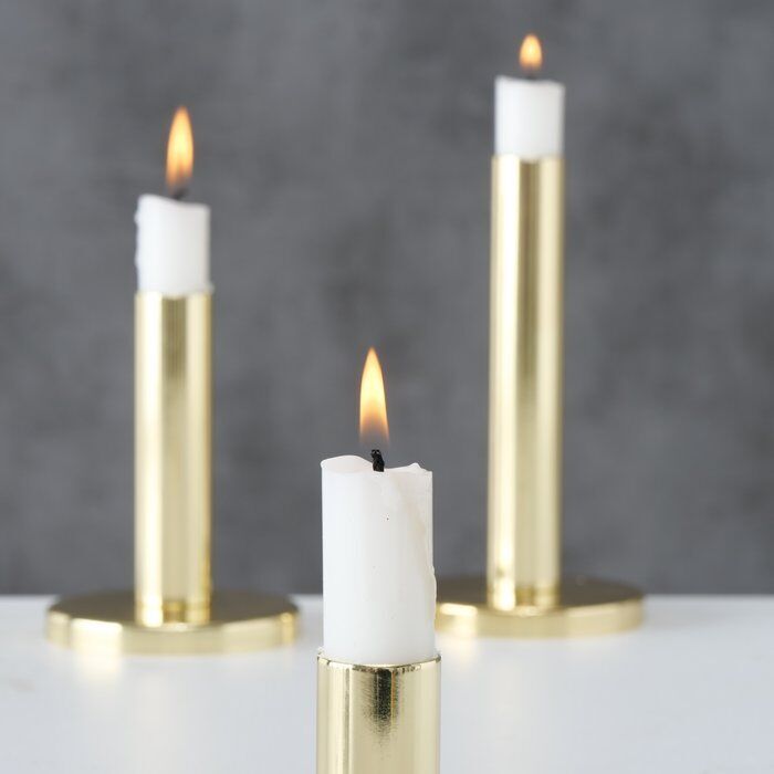 Kerzenleuchter-Set Malko gold