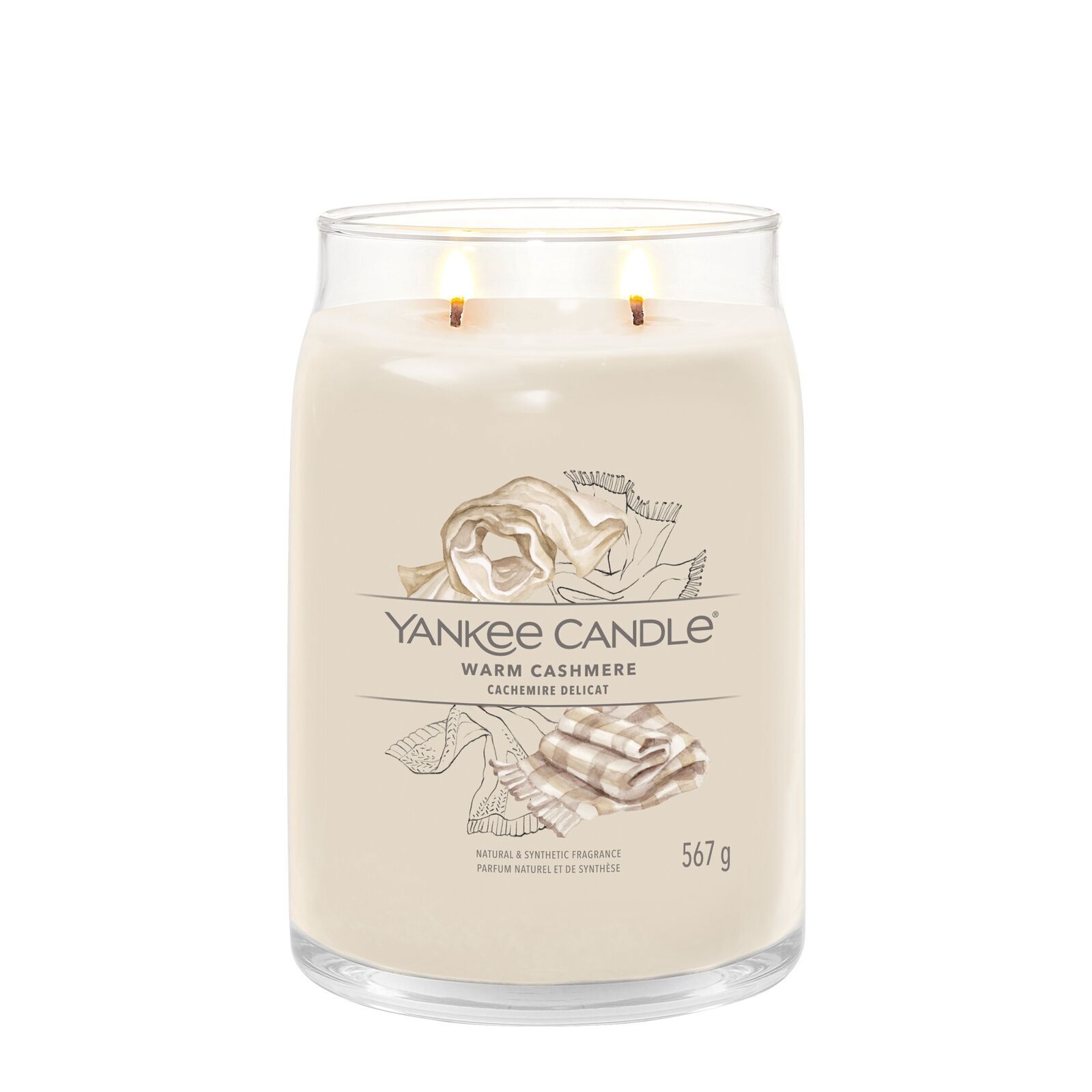 Warm Cashmere Signature Jar 567g 2-Docht