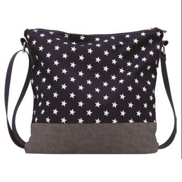 Umhängetasche 015 (Navy Star)