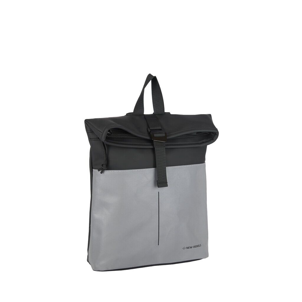 Bowie - Los Angeles Rolltop Rucksack schwarz