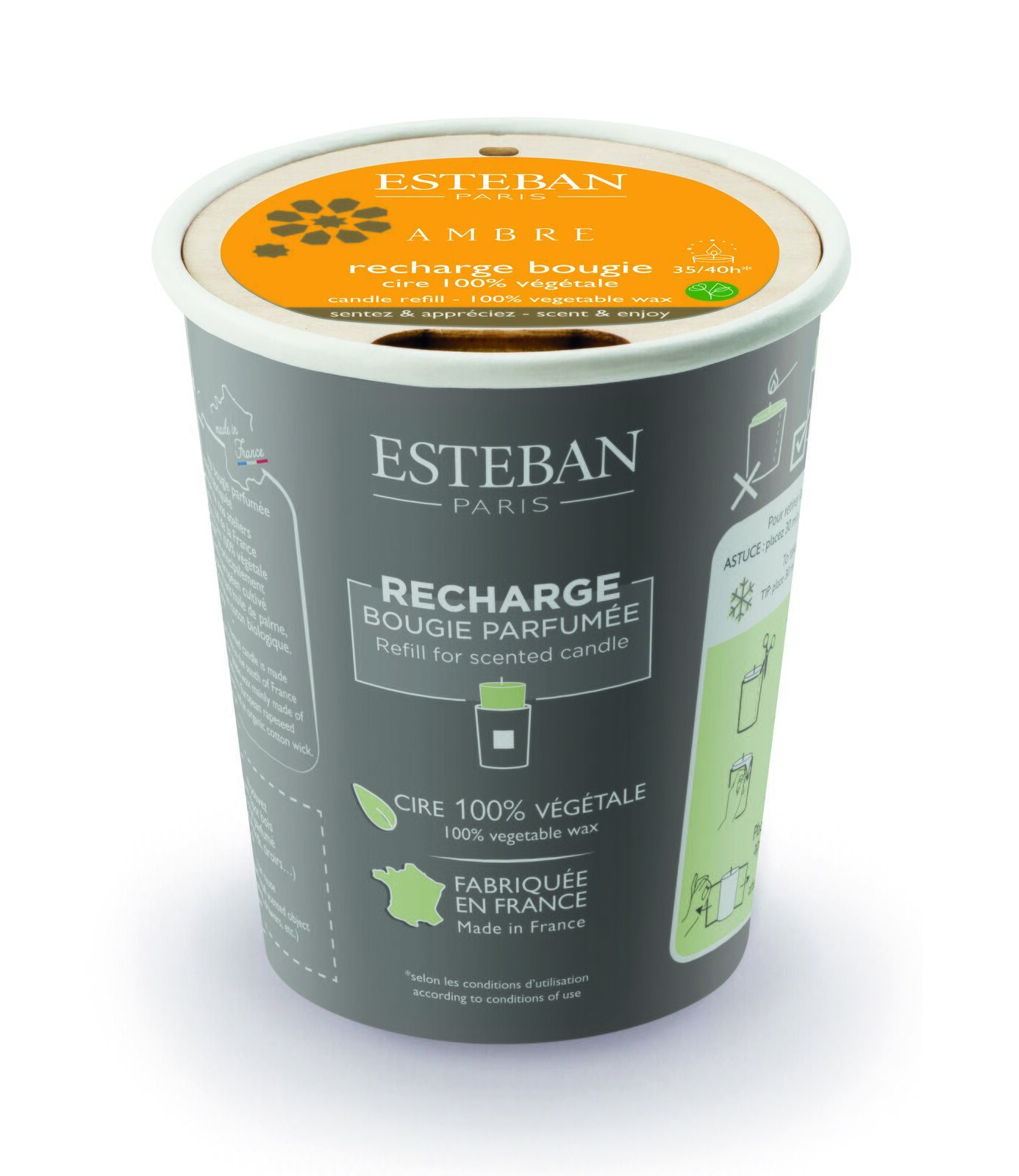 AMB-077_1 Ambre Nachfüller für Duftkerze 170g