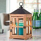 HOLZ Laterne Kerzenwärmer (natural teak)