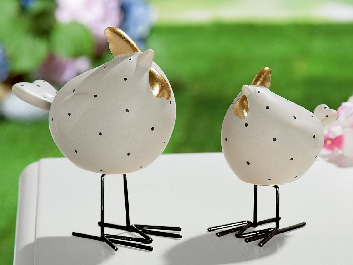 Deko Huhn Punto 17cm