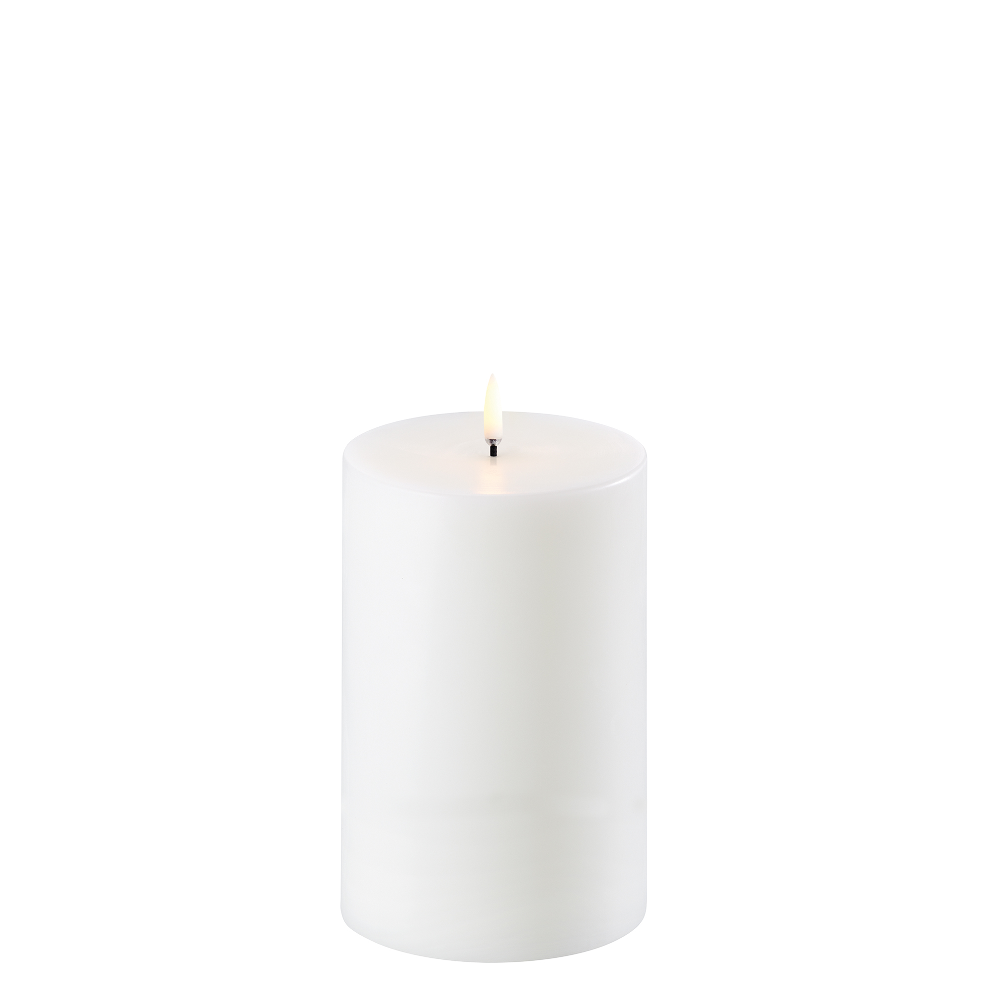 Uyuni LED Stumpenkerze 10x15cm nordic white