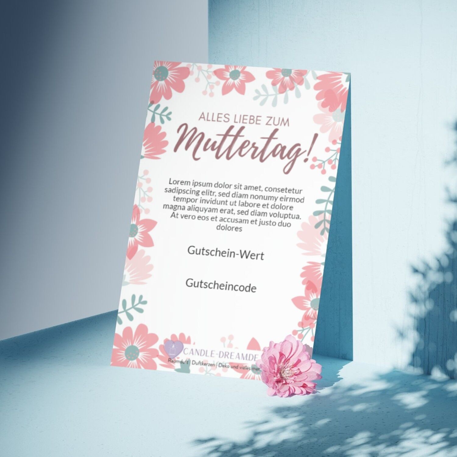 Geschenkgutschein Muttertag Geschenkgutschein Muttertag