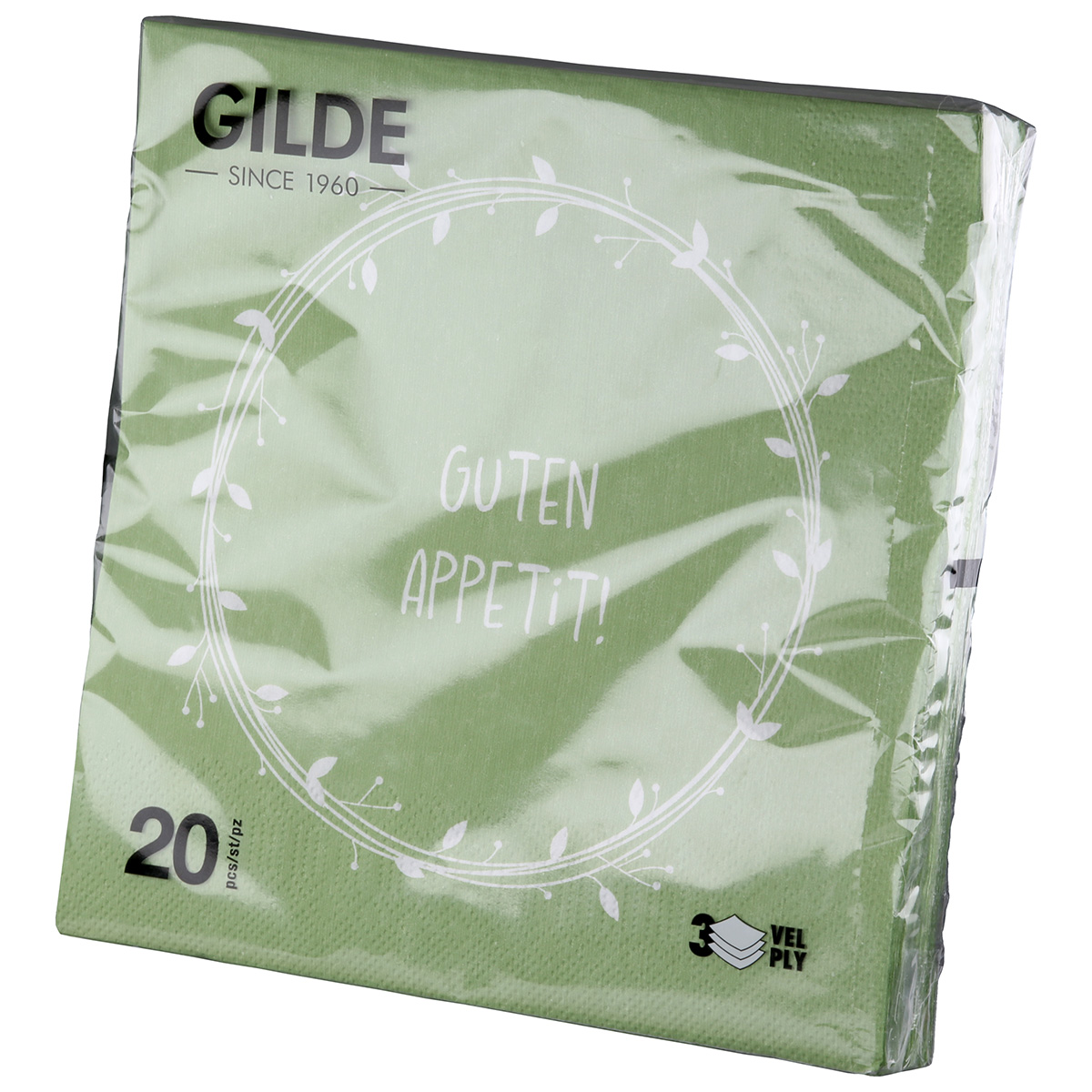 Serviette Guten Appetit grün Serviette Guten Appetit grün
