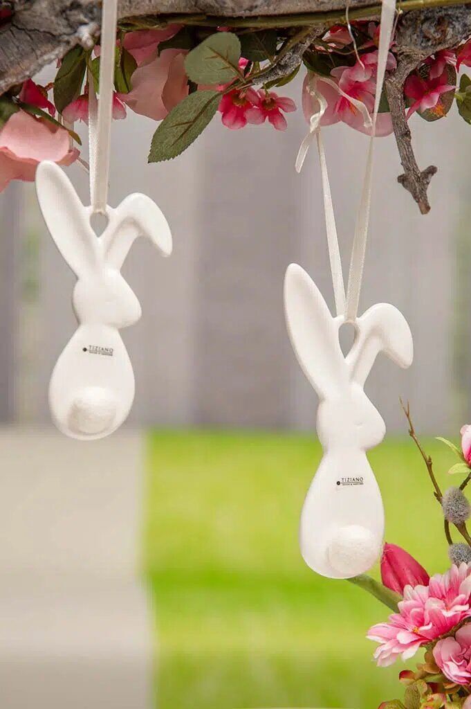 Anhänger Hase Fabrio mit Puschel 16,5cm