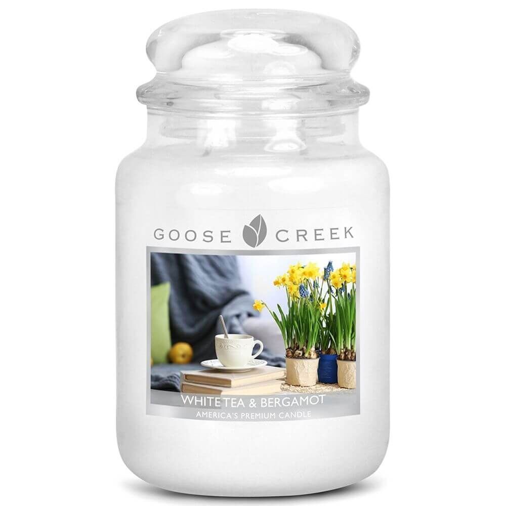 ES24573-White-Tea-Bergamot-24oz-Jar Goose Creek Candle - White Tea & Bergamot 680g