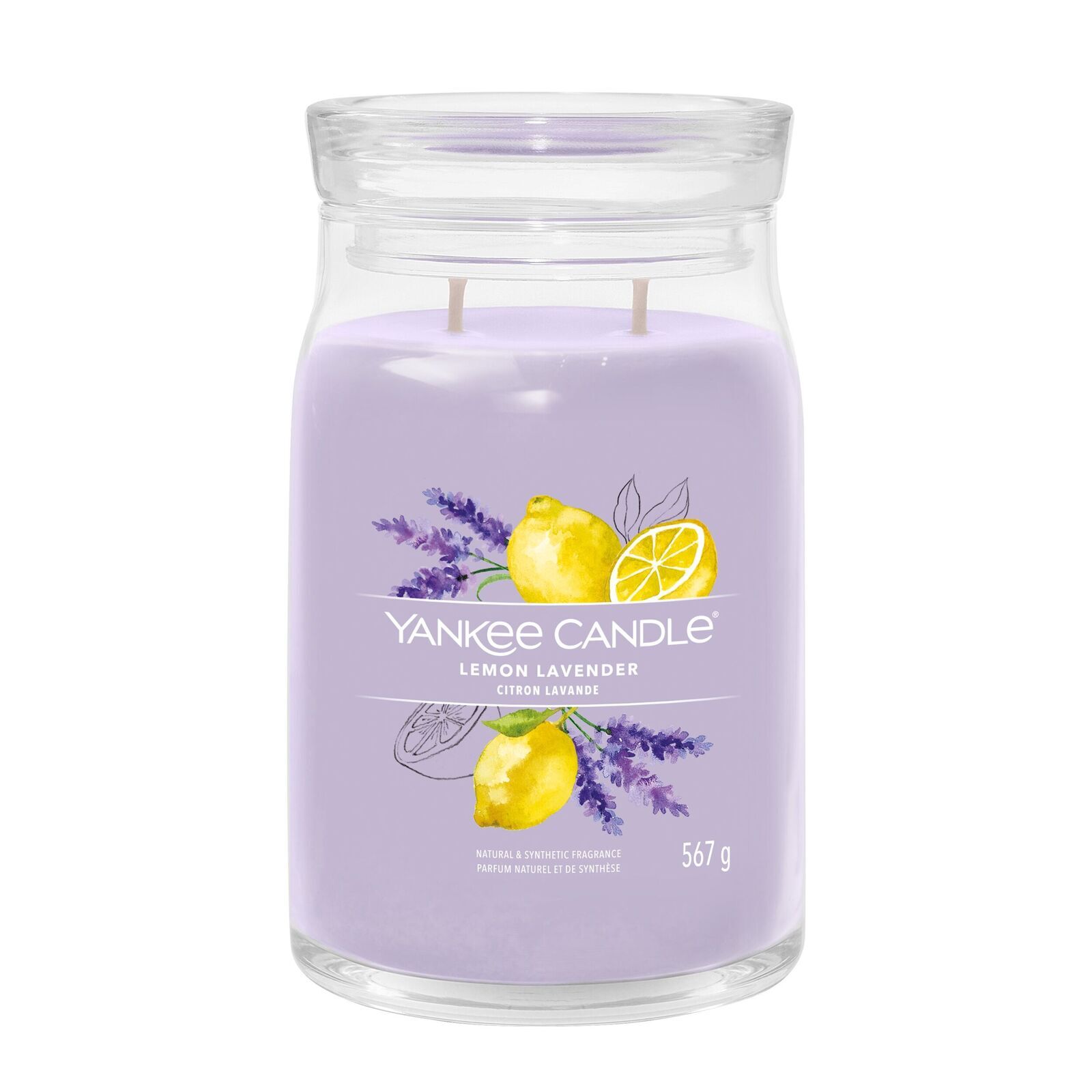 Lemon-Lavender_jar1 Lemon Lavender Signature Jar 567g 2-Docht