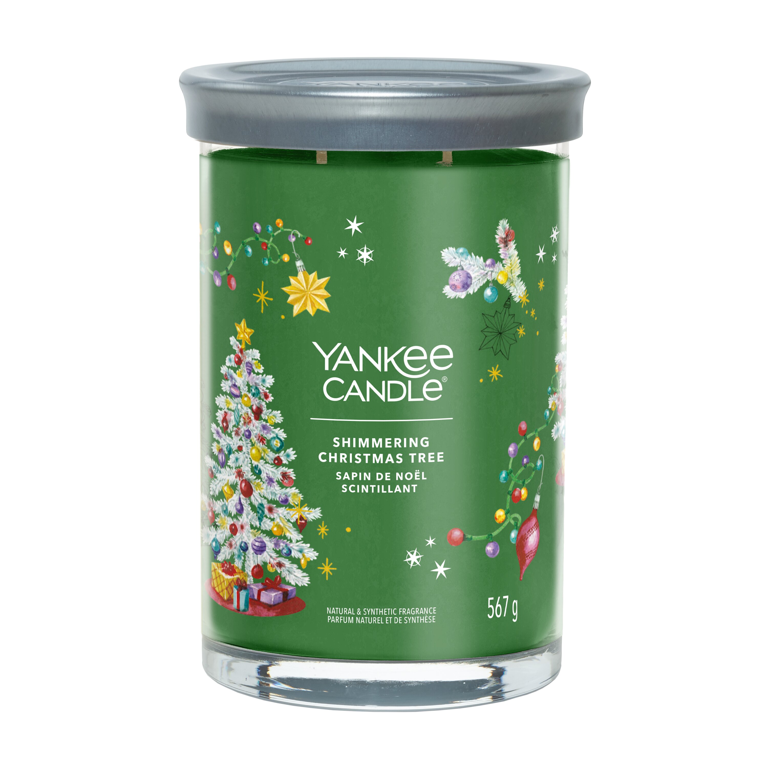 Shimmering Christmas Tree Signature Large Tumbler 567g 2-Docht