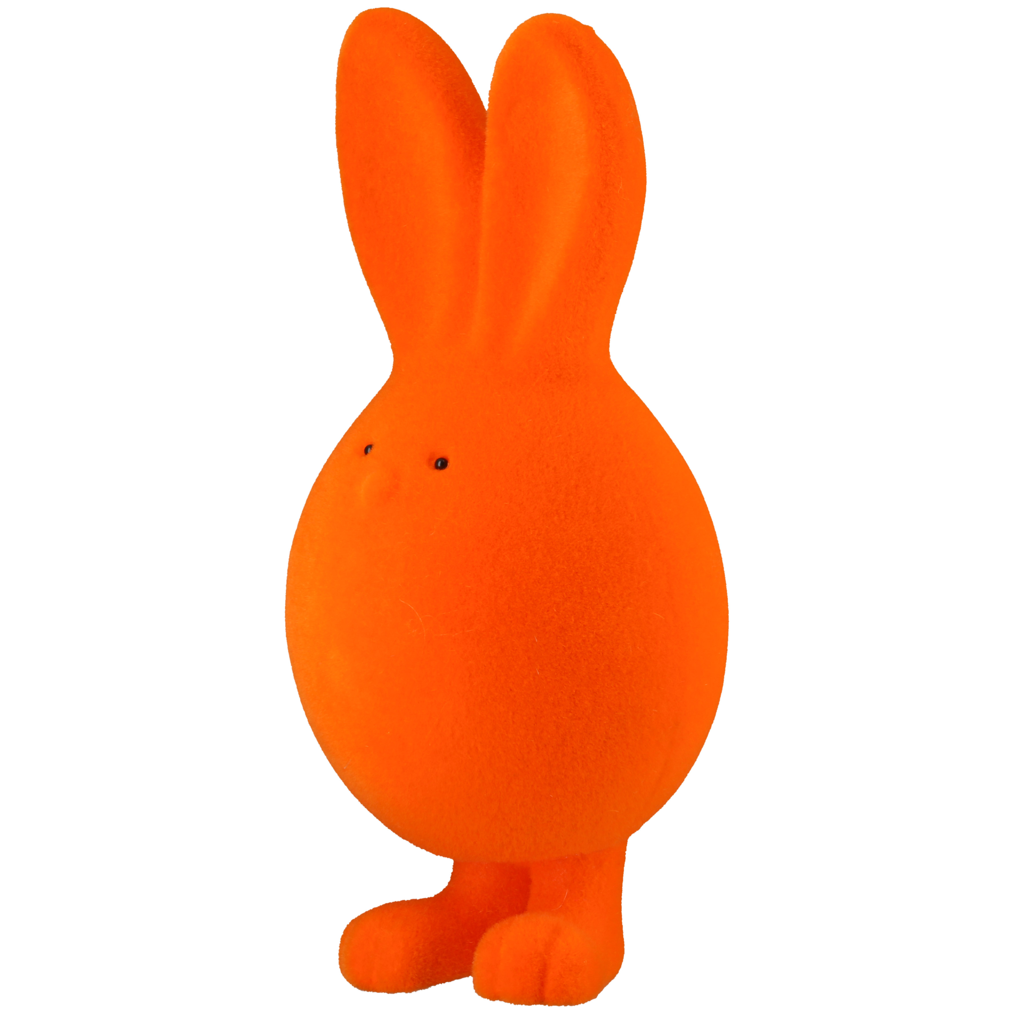 Dekofigur Hase Egbert orange 18,5cm