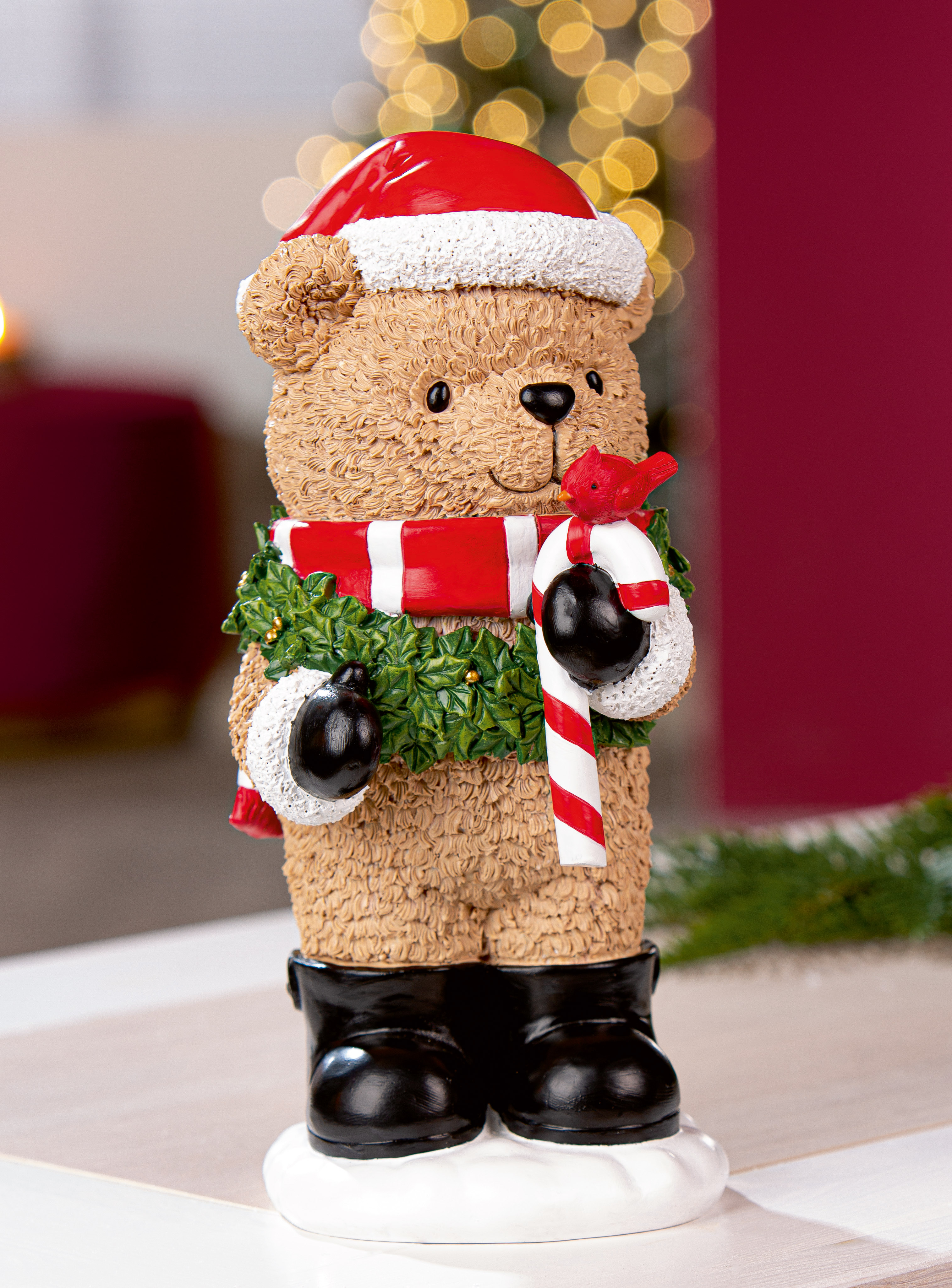 Teddy, Weihnachtsdeko, Christbaumschmuck, Schneemann, Schneefigur
