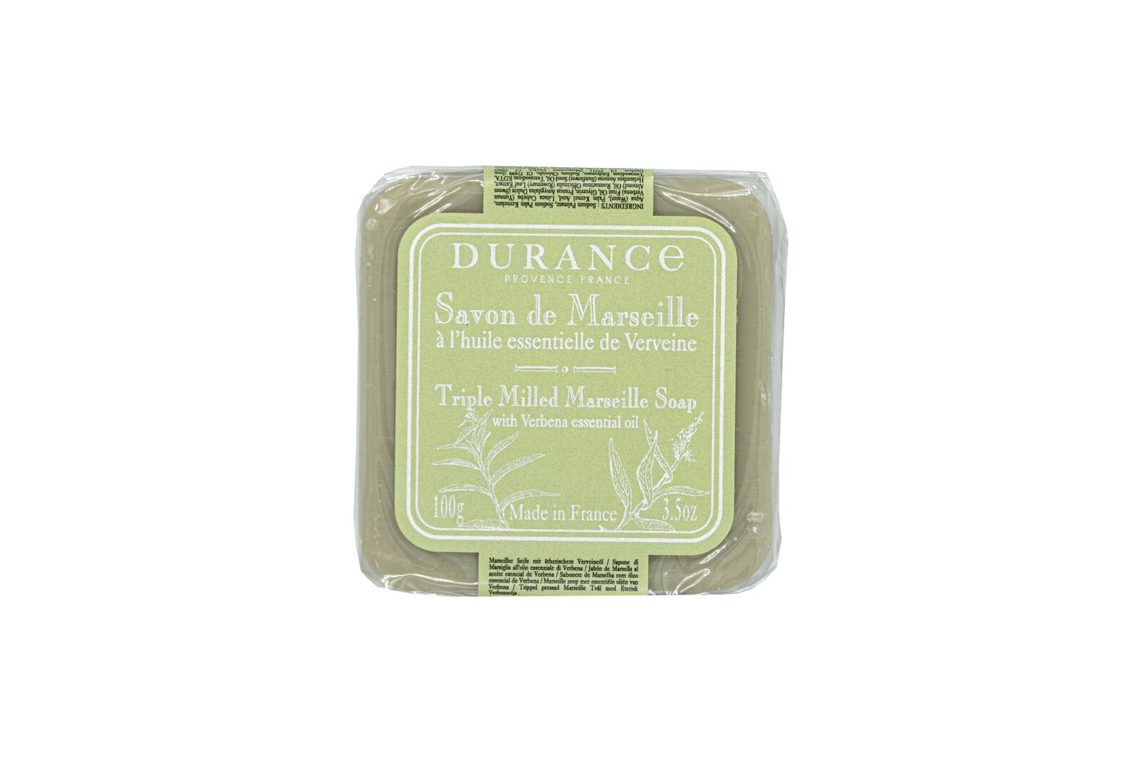 Verbena-100g Marseiller Seife mit Verbenenöl 100g