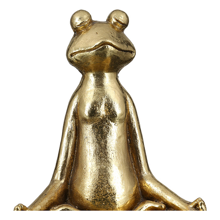 Dekofigur Frosch Yoga 50cm Magnesia Dekofigur Frosch Yoga 50cm Magnesia