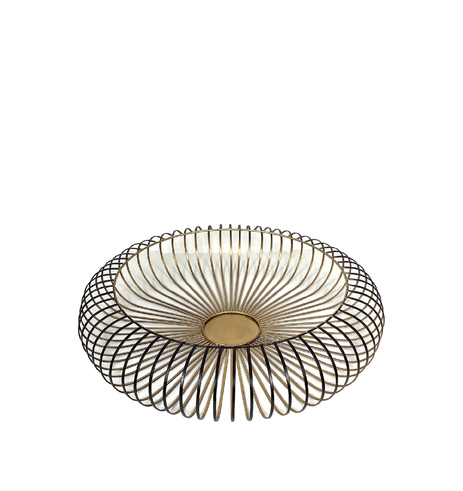 Korbschale Bilbo antik gold 40cm