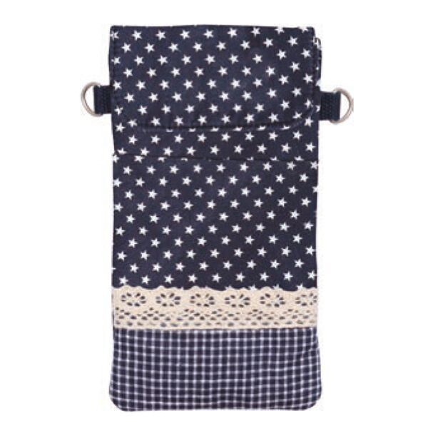 2022-266-025 Patchwork Handytasche Umhängetasche (Navy 025)