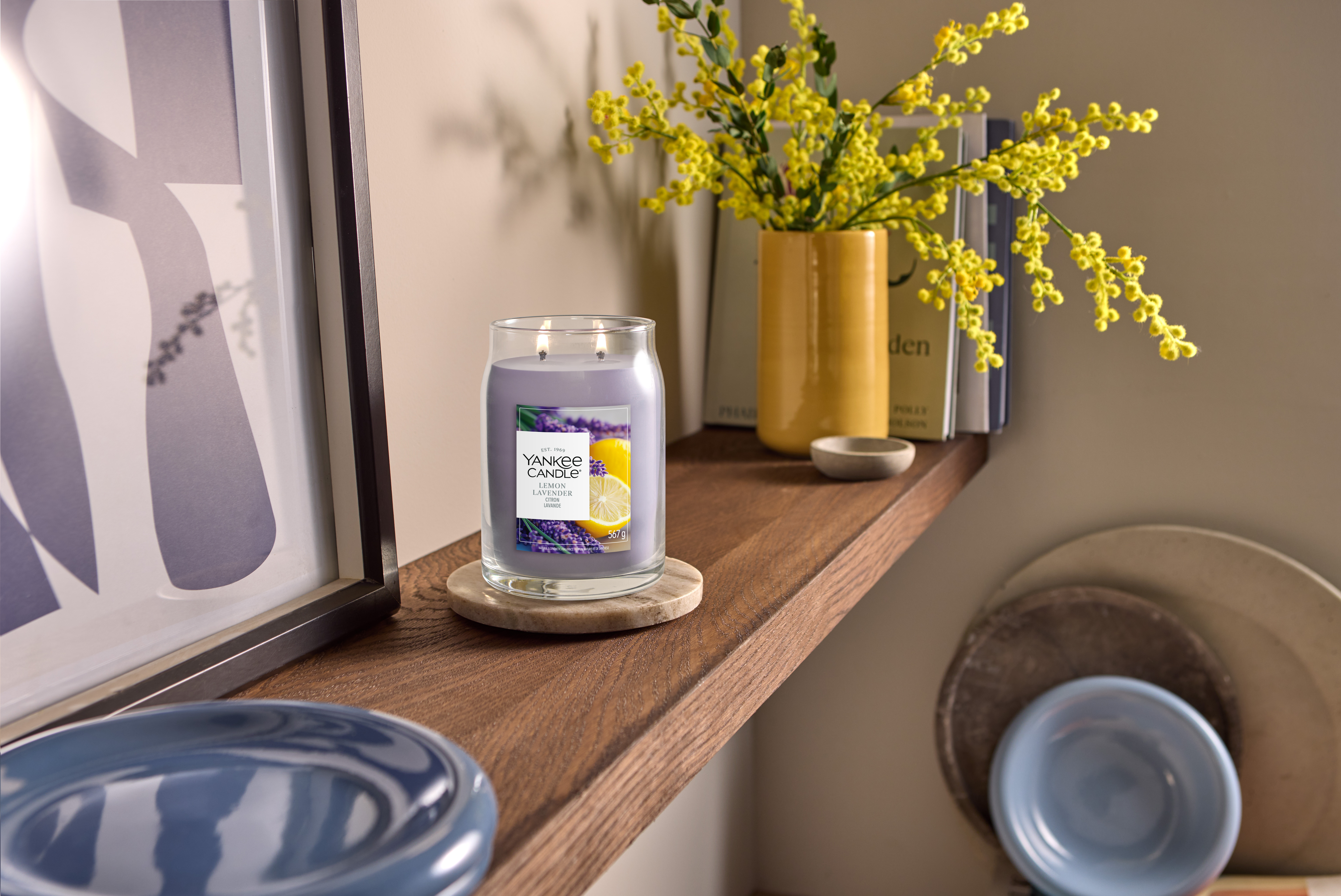 Lemon Lavender Signature Jar 567g 2-Docht Lemon Lavender Signature Jar 567g 2-Docht