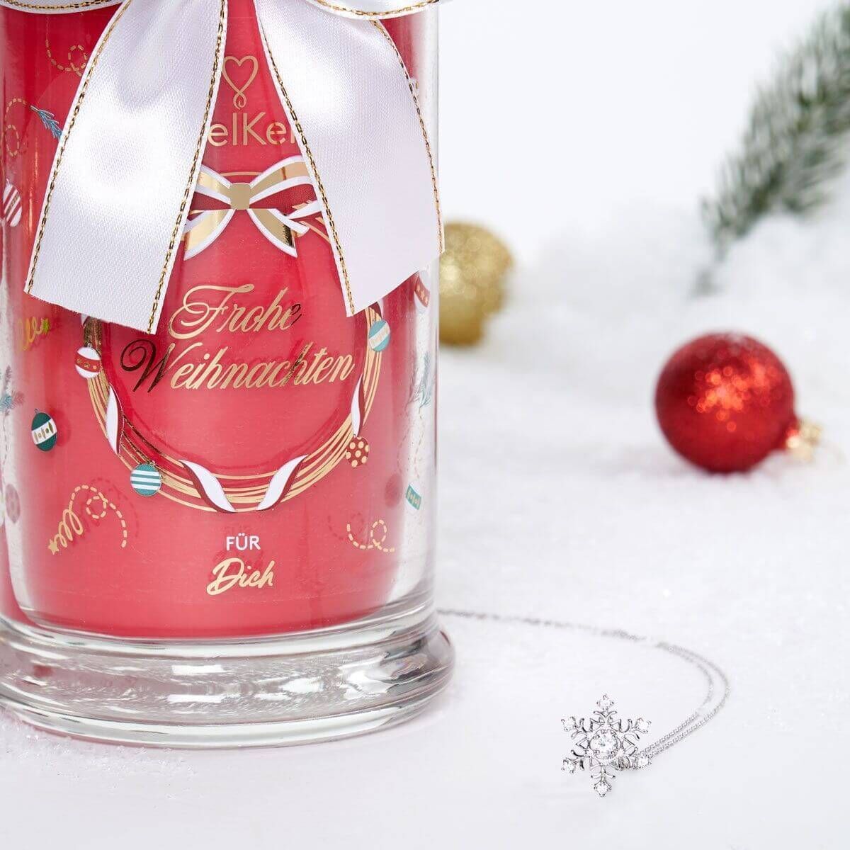 Frohe Weihnachten (Halskette) 400g von Juwel Kerze online bestellen
