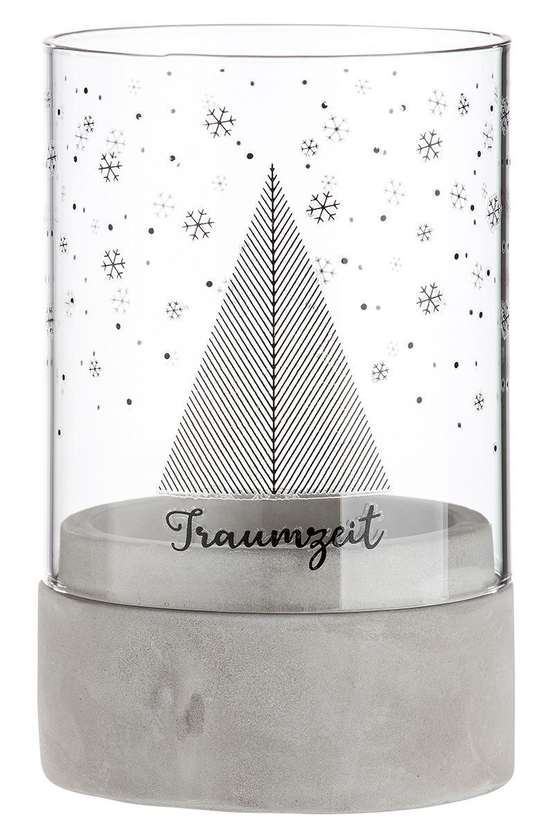 26747_4 Zement Windlicht Traumzeit 13,5cm