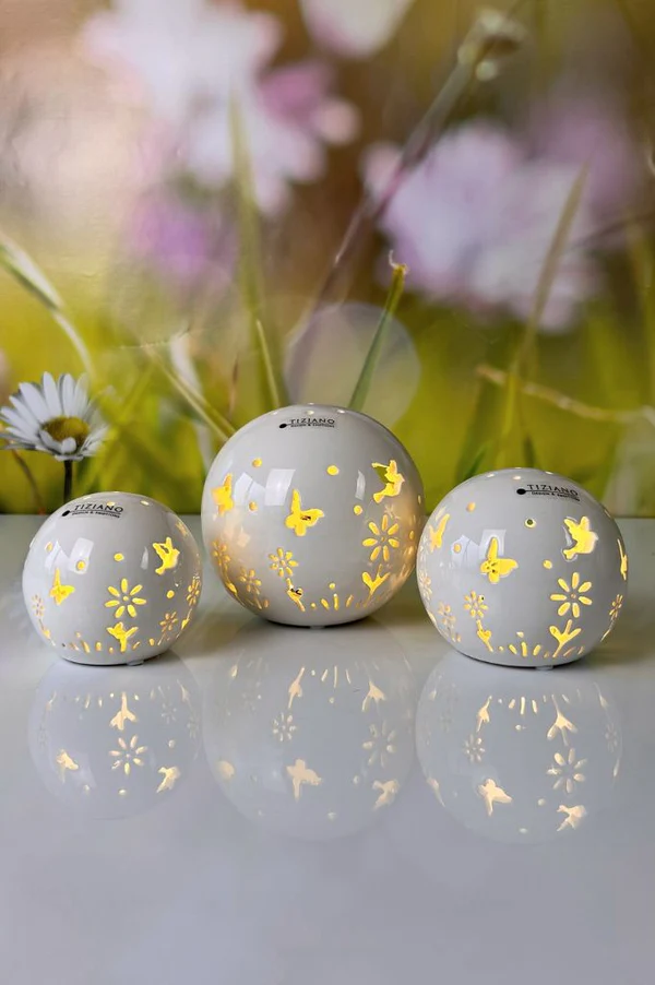 Lichtkugel Polline 8cm LED cremeweiß Lichtkugel Polline 8cm LED cremeweiß