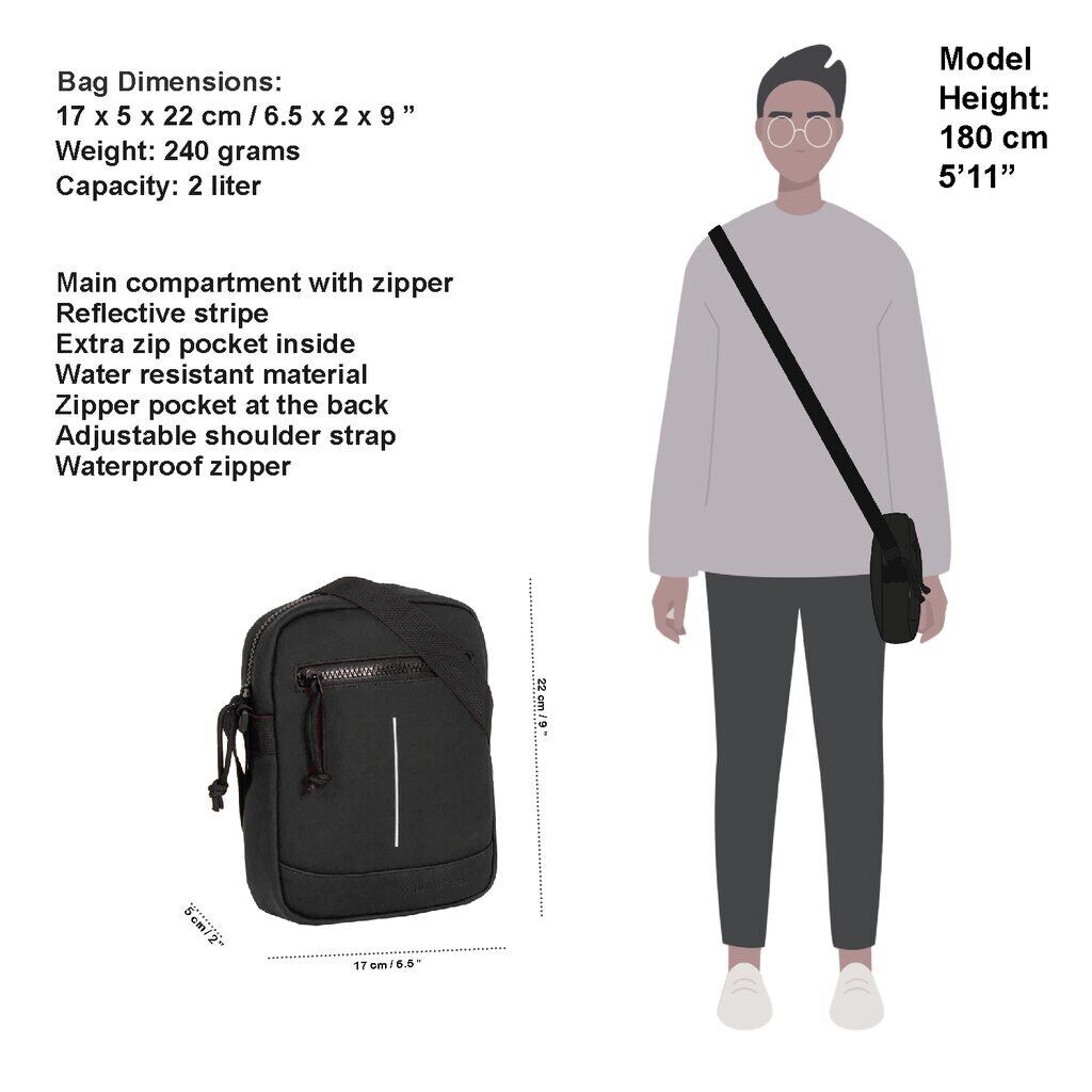 Mart - Columbus Umhängetasche burgund