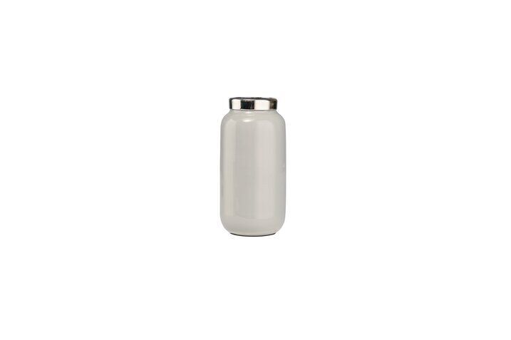 Mini Vase Saigon flanell/silber Flasche, Glas, Wasserflasche