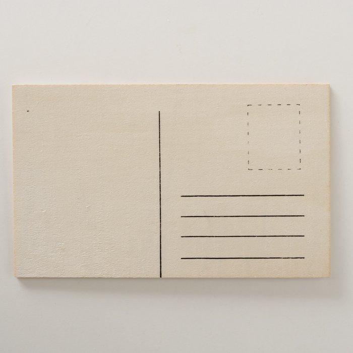 Holz-Postkarte Oh Dear Variante 3