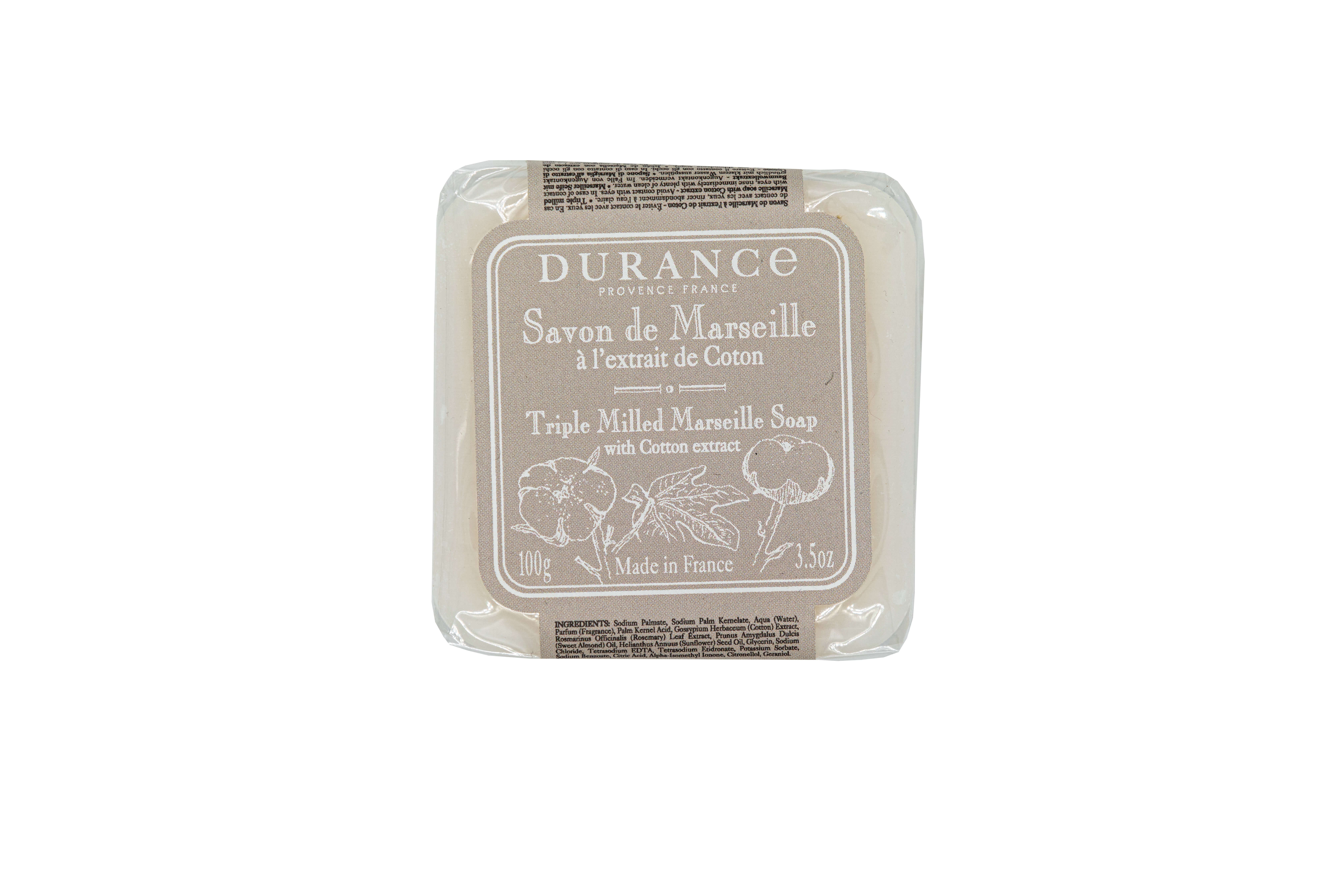 Marseiller Seife mit Baumwollextrakt 100g