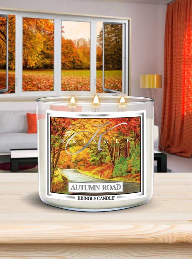 Autumn Road 396g Tumbler 3-Docht