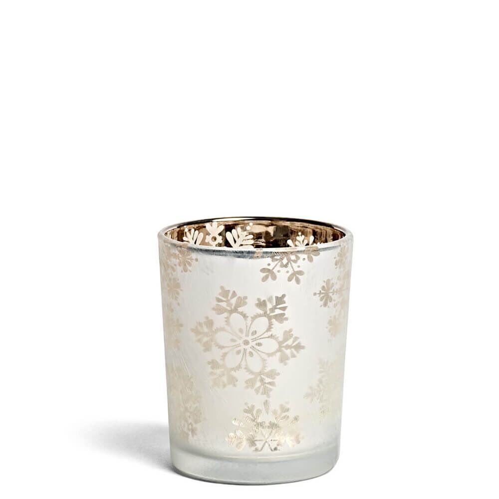 1629836E Snowflake Frost Votivkerzenhalter (klein) von Yankee Candle