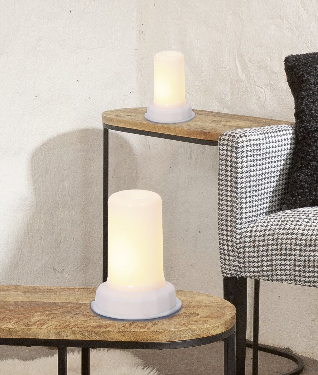 Dekoleuchte LED weiß Lampe, Mobiliar, Tabelle