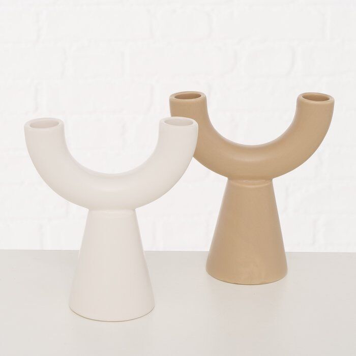 Kerzenleuchter Shalea weiß