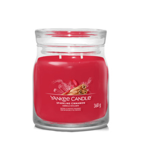 Sparkling Cinnamon Signature Medium Jar 368g 2-Docht