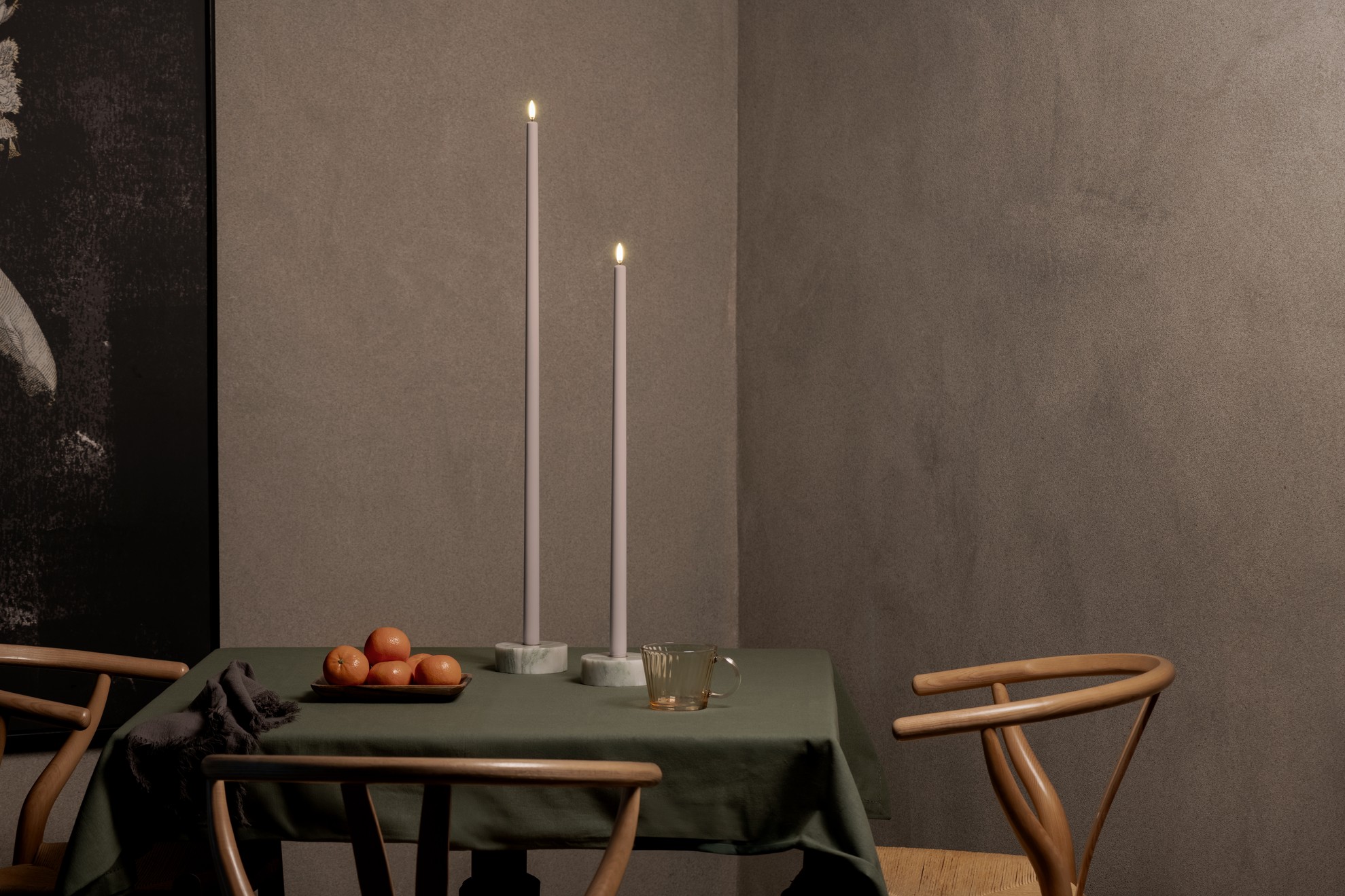 Uyuni LED Tafelkerze 55cm beige Uyuni LED Tafelkerze 55cm beige