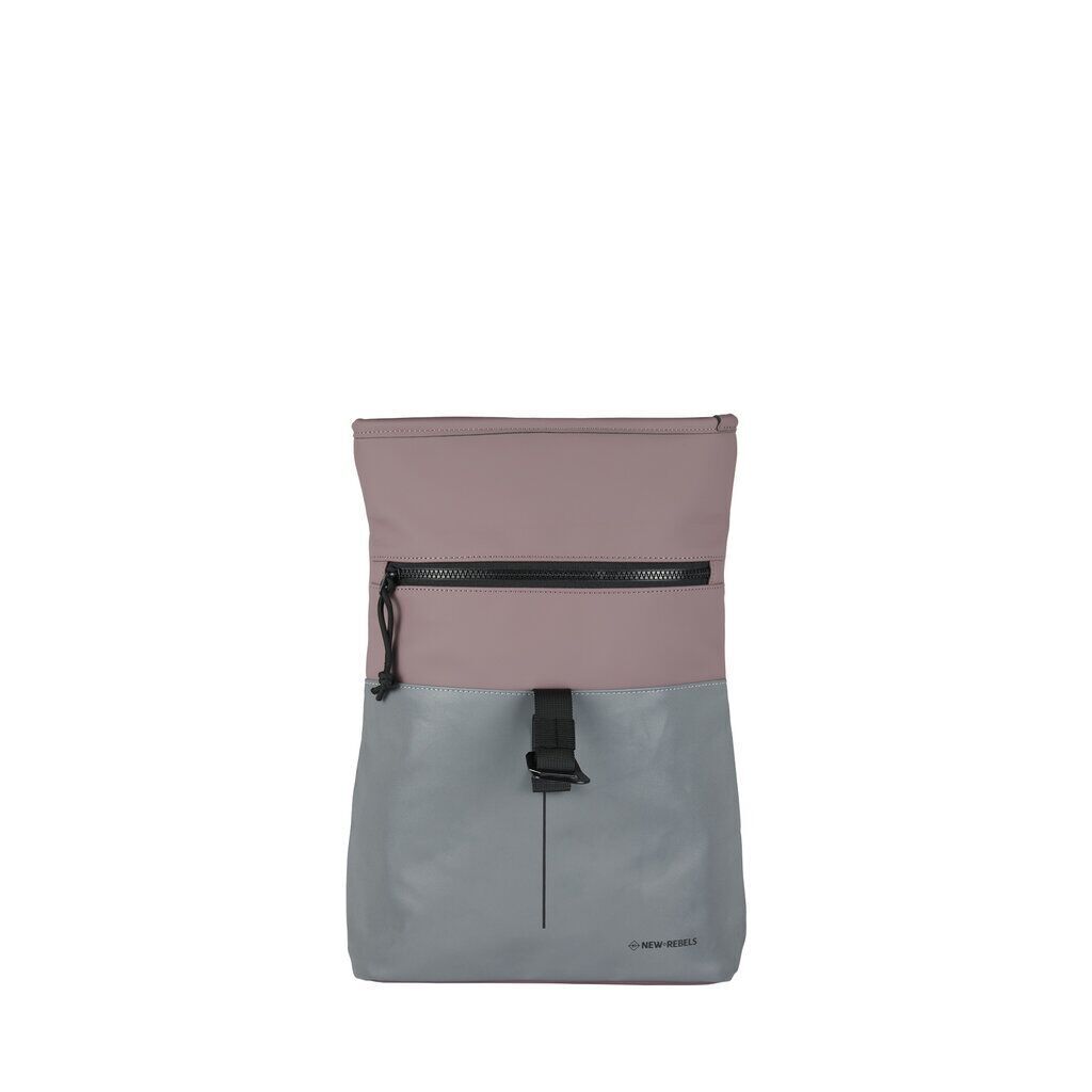 Bowie - Los Angeles Rolltop Rucksack lila