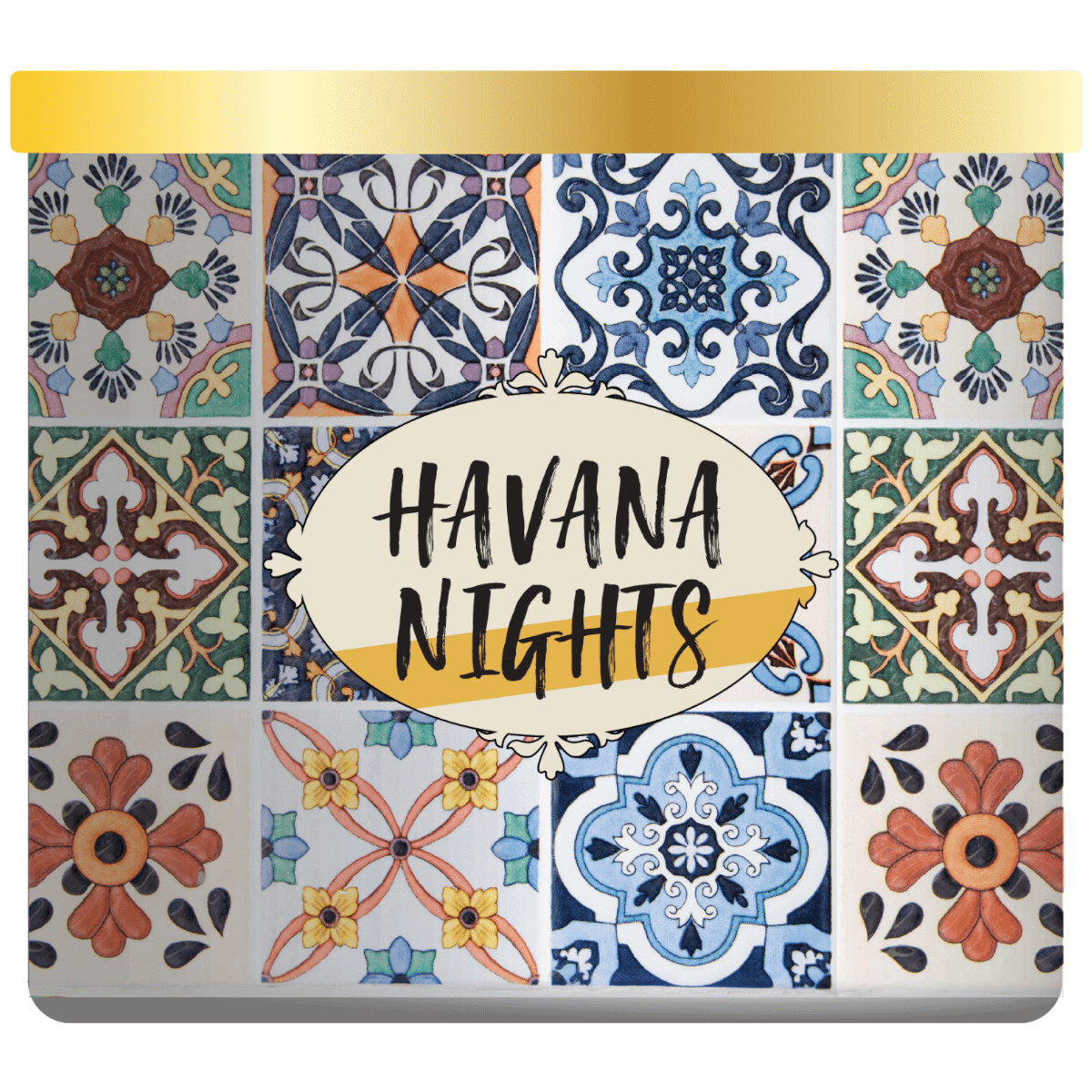 CC124699 Duftkerze Tile Hav Nghts-Segrss & Orchid - 411g