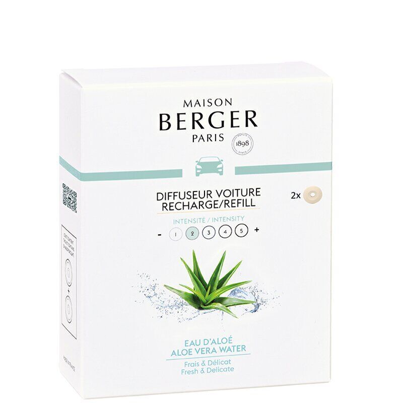 Frische der Aloe Vera Set 2 Stück Nachfüller Autoduft