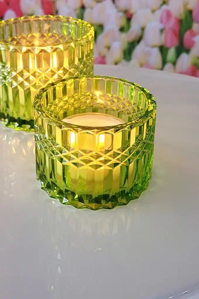 Teelichthalter Grimsby grün 10,5cm