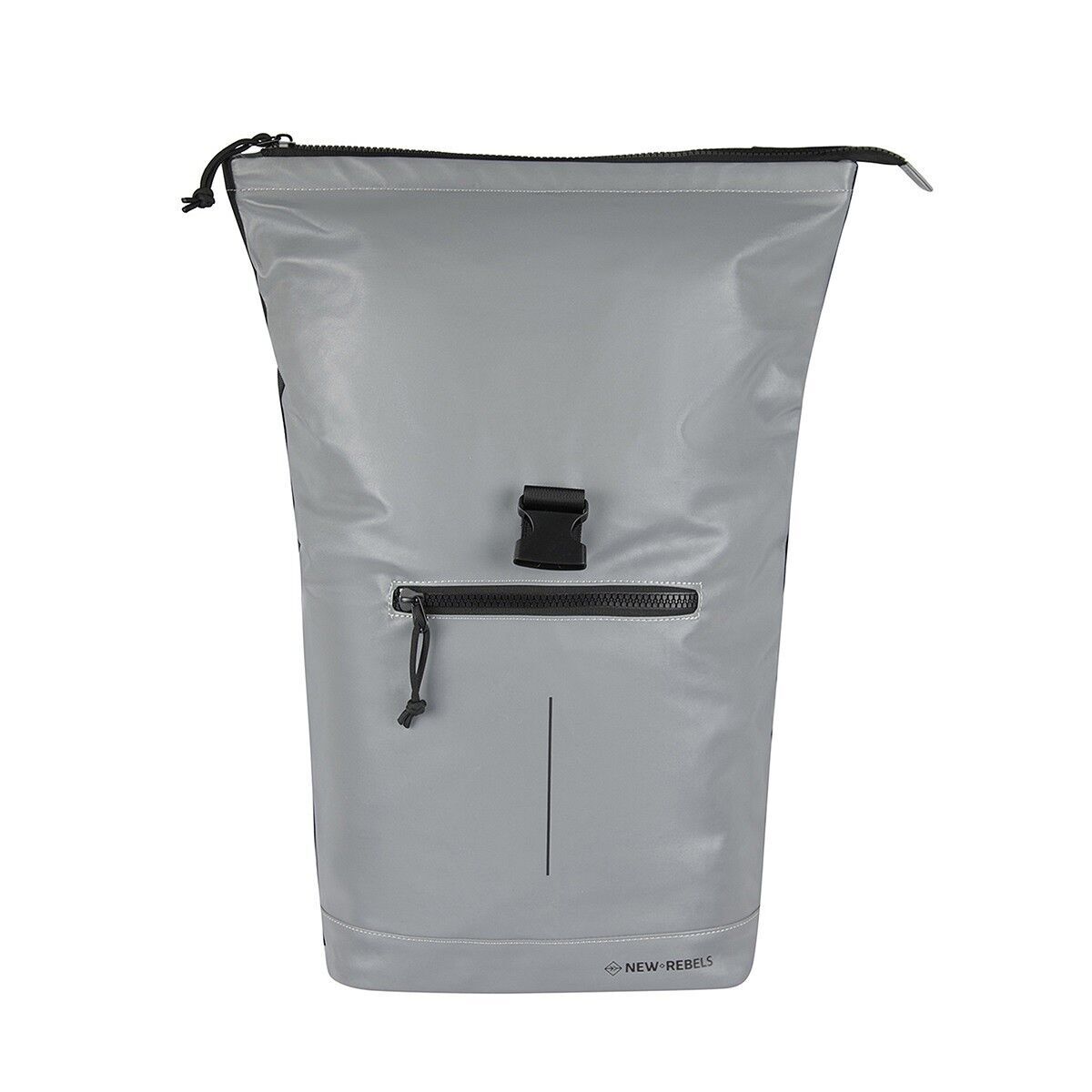 Reflect - New York Rolltop Rucksack silber