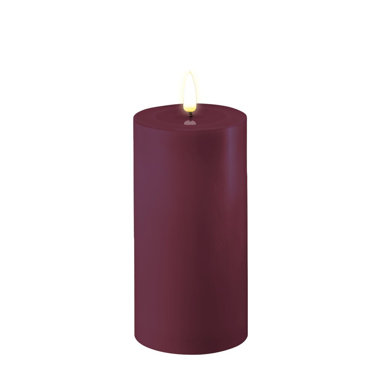 RF-0395 Stumpenkerze LED Violett 7,5 x 15cm