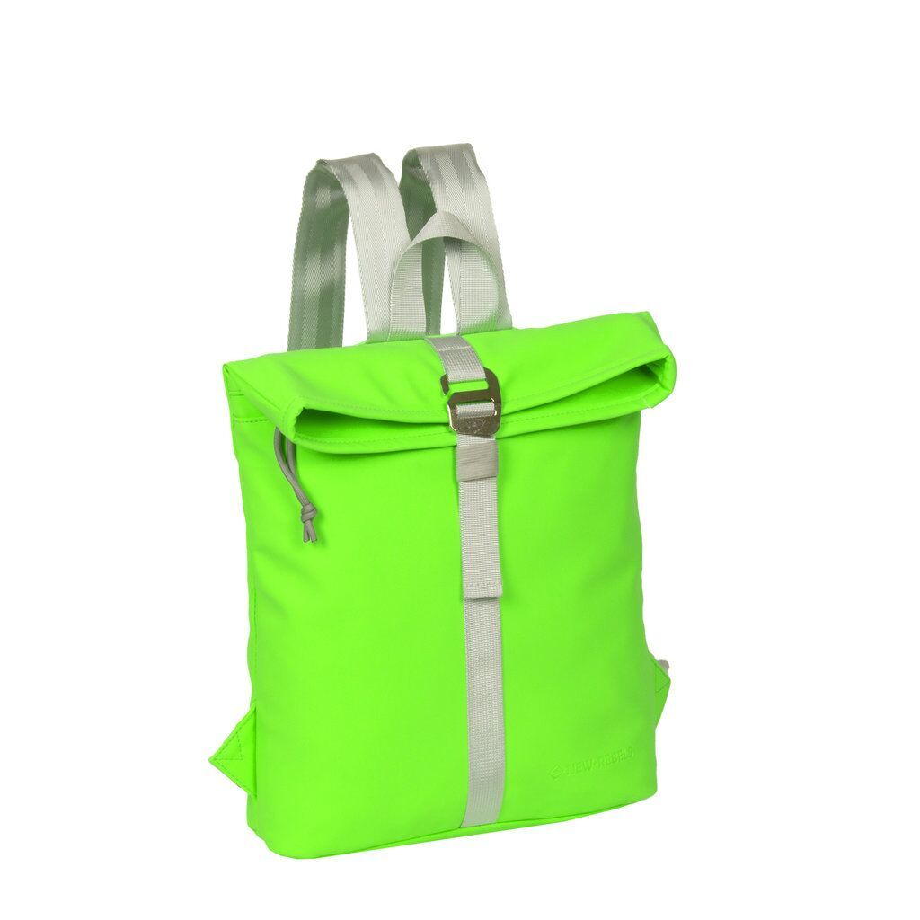 new-rebels-mart-rolltop-rucksack-gruen-neon-small Mart - Los Angeles Rolltop Mini Rucksack neon grün