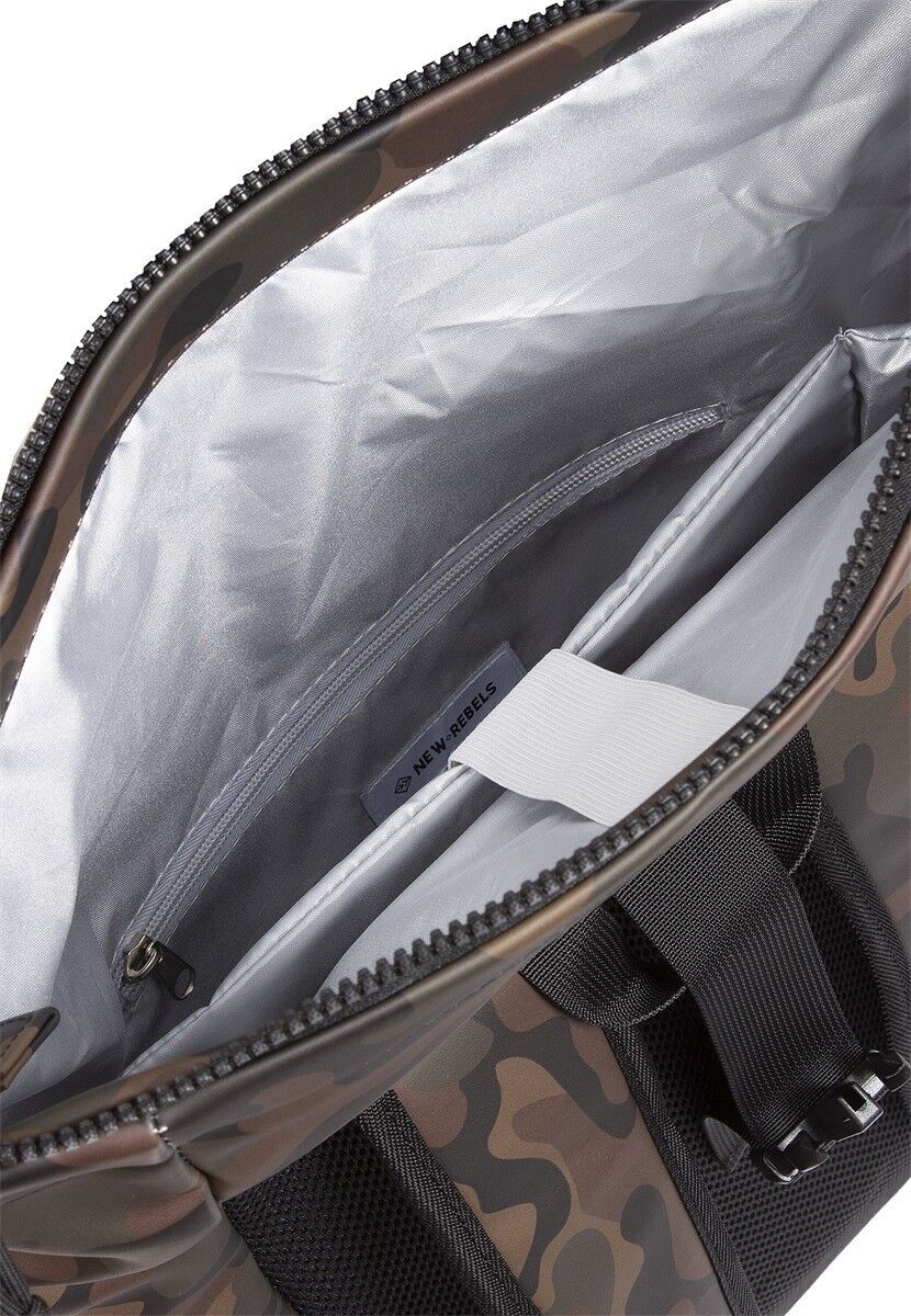 Mart - New York Rolltop Rucksack grün camouflage